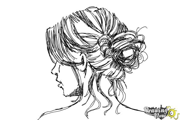 ratty hair sketch