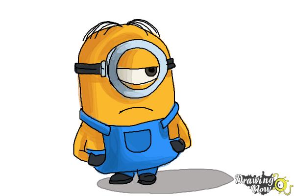How to Draw Minions - Minion Drawing And Coloring For Kids - YouTube