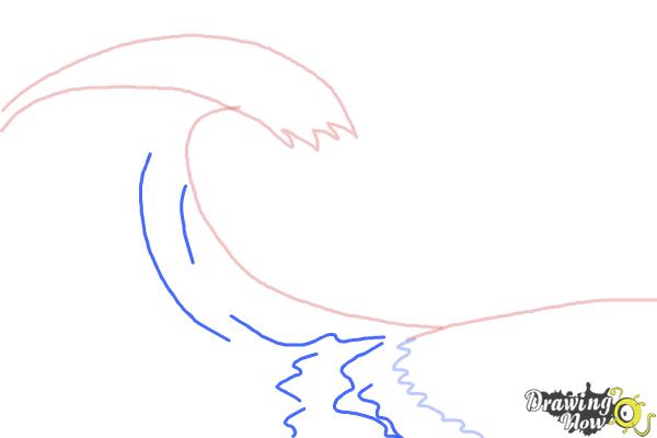 simple wave sketch
