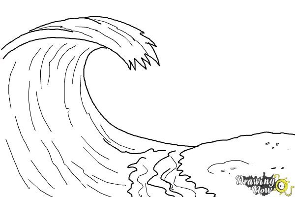 simple wave sketch