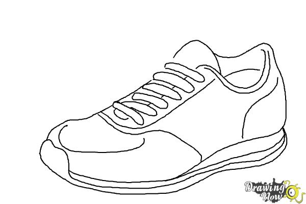 How To Draw A Pair Of Running Shoes They shouldn t be too roomy or too