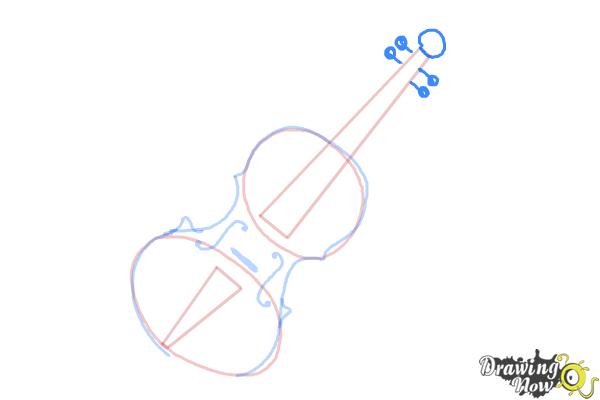 Drawing of violin, illustration, vector on white background Stock Vector  Image & Art - Alamy