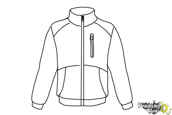 How to Draw a Jacket - DrawingNow