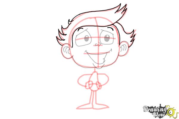 how to draw easy cartoon boy