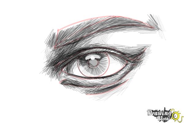 How to Draw an Eye Step by Step - DrawingNow