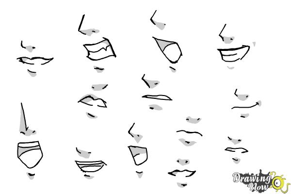 How To Draw an Anime Smile