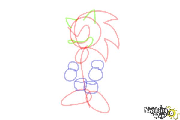 HOW TO DRAW SONIC EXE 