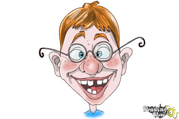 Funny face draw stock illustration. Illustration of joke - 109329035