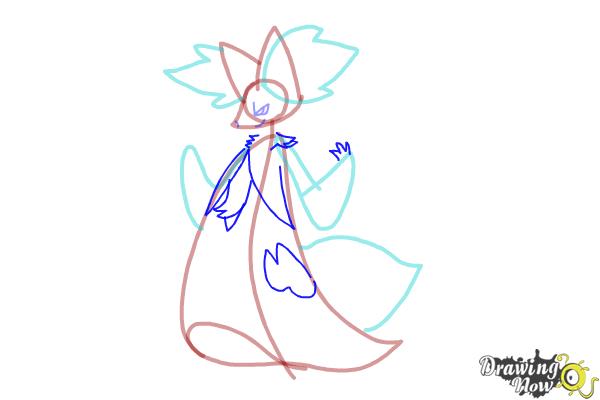 How to Draw Delphox from Pokemon - Step 5