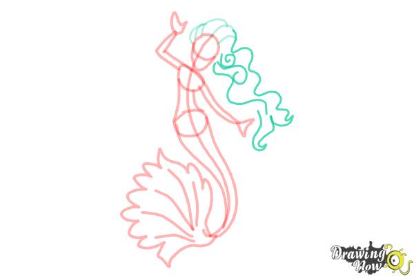 How to Draw Sirena Von Boo from Monster High Freaky Fusion - DrawingNow