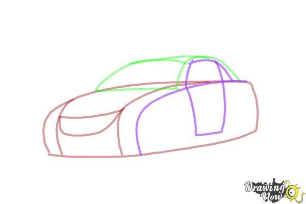 how do you draw a car