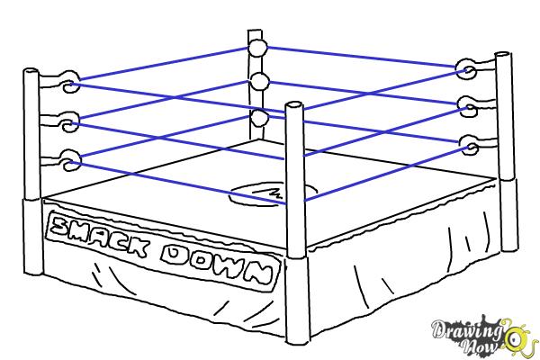 Download How to Draw a Wrestling Ring - DrawingNow