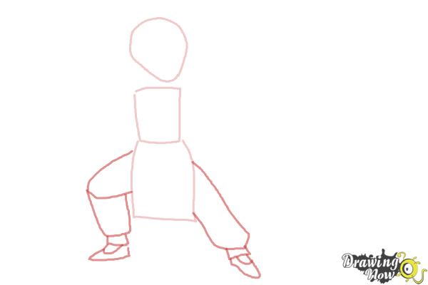 How To Draw A Manga Girl Fighting Pose Drawingnow