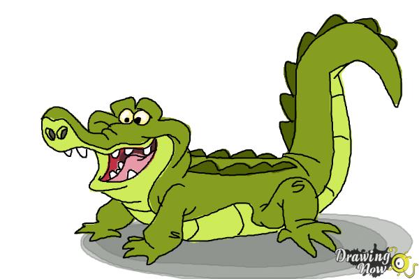 How to Draw a Cartoon Crocodile Step by Step Easy For Kids - YouTube