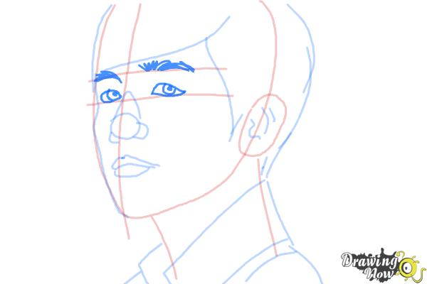 How to Draw Byun Baek Hyun from (Exo-K) - DrawingNow