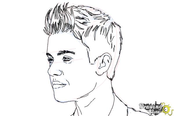 Pencil drawing of Justin Bieber by armeart  rdrawing