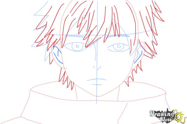 How To Draw Ken Kaneki From Tokyo Ghoul Drawingnow