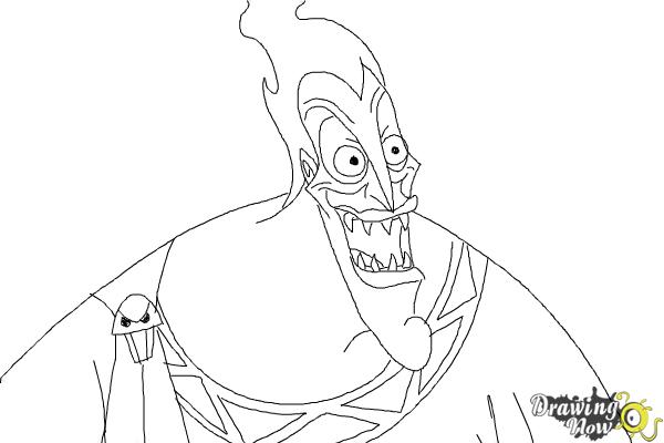 disney hades coloring pages