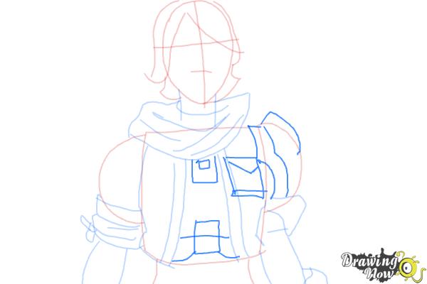 How to Draw Athena from Borderlands The Pre-Sequel - DrawingNow