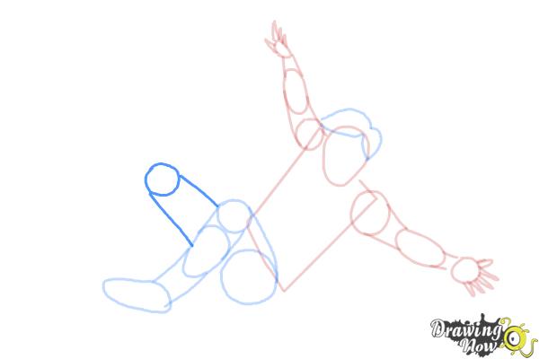 How to Draw a Person Falling - DrawingNow