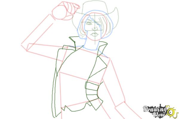 How to Draw Nisha from Borderlands The Pre-Sequel - DrawingNow