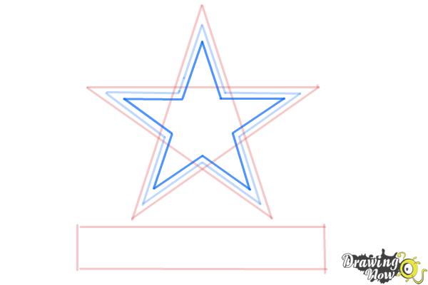 Como Desenhar a logo Dallas Cowboys - (How to Draw Dallas Cowboys logo) -  NFL LOGOS #14 