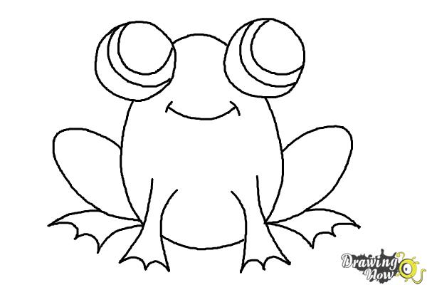 How to Draw a Frog Step by Step for Kids,Drawing Frog Very Easy and Simple  - YouTube