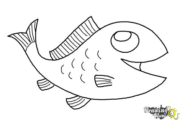 Easy Underwater Fish Drawing Tutorial  StepbyStep Guide