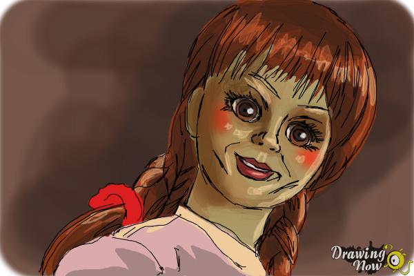How To Draw Annabelle Step by Step Drawing Guide by Dawn  dragoartcom   Scary drawings Horror drawing Movie character drawings