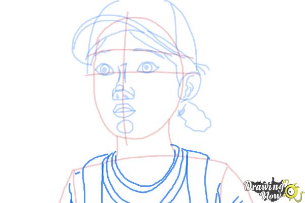 How to Draw Clementine from The Walking Dead - Step 8