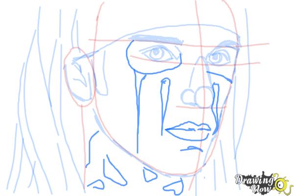 How to Draw Christian Coma - Step 8