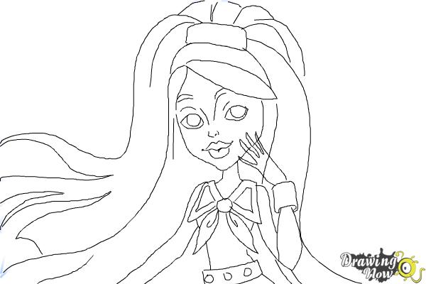 monster high kiyomi haunterly coloring pages