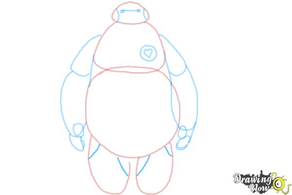 to step kitten draw how by step Draw  How DrawingNow  Easy to Baymax