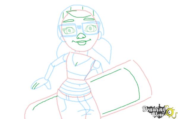 How to Draw Tricky from Subway Surfers - DrawingNow
