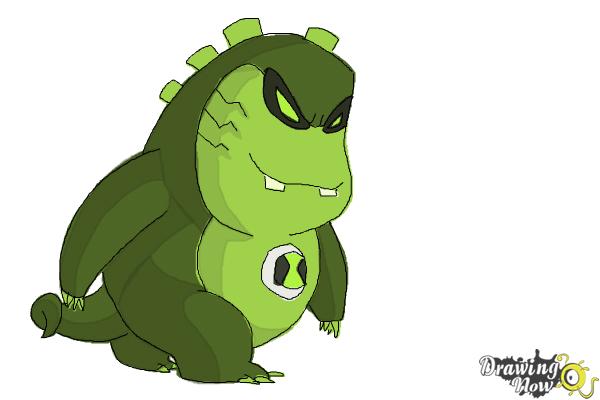How To Draw Upchuck From Ben 10 Omniverse