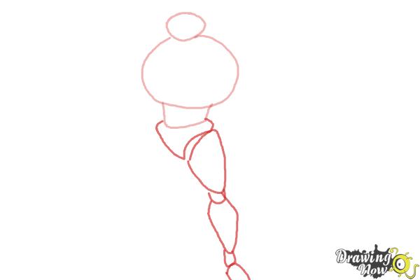 How to Draw Waterhazard from Ben 10 Omniverse - Step 2