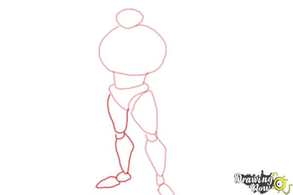 How to Draw Waterhazard from Ben 10 Omniverse - Step 3