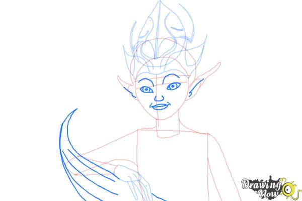 How to Draw Silvermist from Tinkerbell - DrawingNow