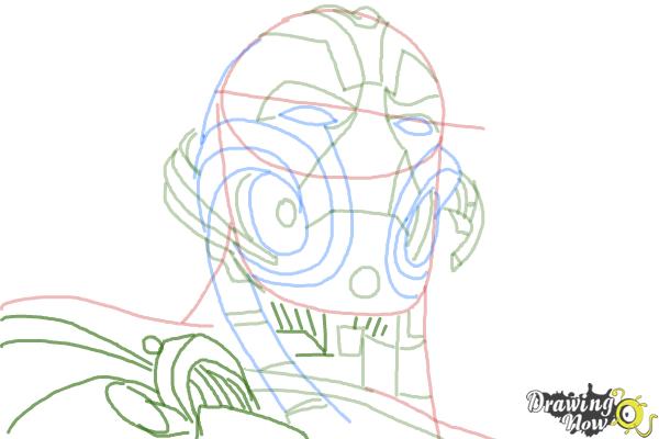 How to Draw Ultron from Avengers: Age Of Ultron - Step 9