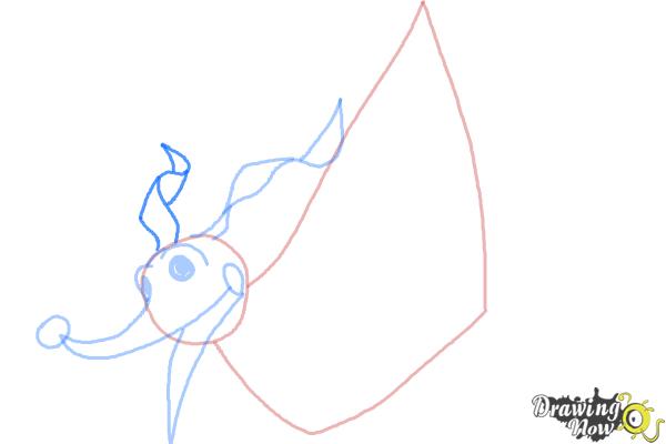 How to Draw Zero from The Nightmare Before Christmas - Step 5