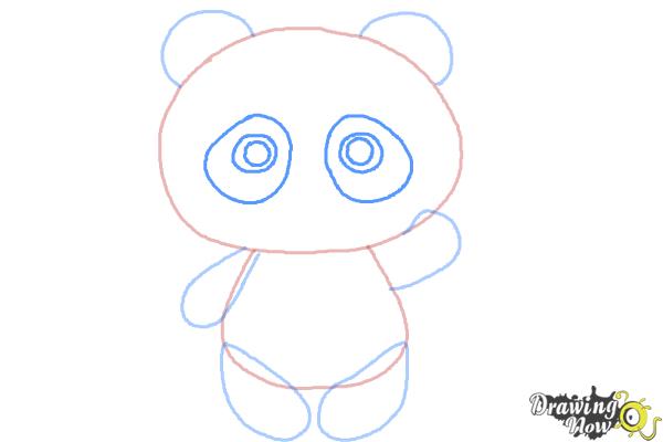 How to Draw a Panda Step by Step - Step 6