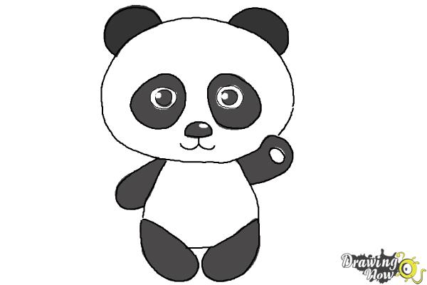 How to Draw a Panda Step by Step - DrawingNow - 600 x 400 jpeg 18kB