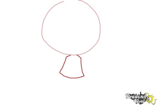 How to Draw a Chibi Girl - Step 2
