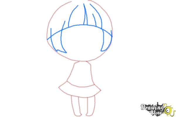 How to Draw a Chibi Girl - Step 5