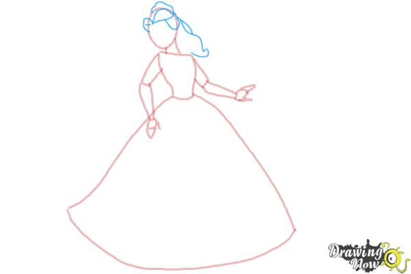how to draw disney princesses hair