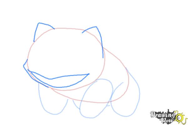 How to Draw Pokemon Bulbasaur - Step 4