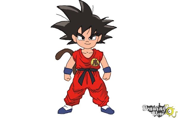 How to Draw Goku Step by Step - DrawingNow