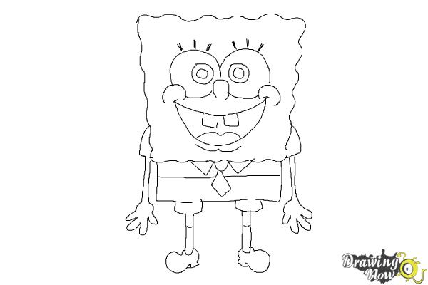 Spongebob Squarepants Drawing Easy Draw Spongebob Squarepants With Easy Step By Step Drawing