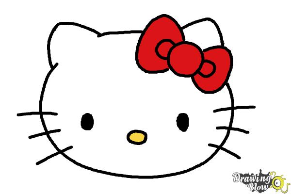 How To Draw Hello Kitty Step By Step Drawingnow