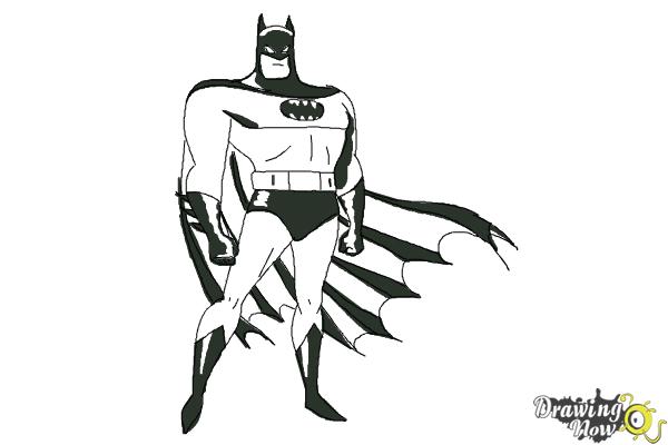 How to Draw Batman Easy - Step 10